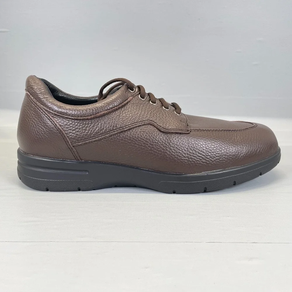 DREW Walker II Oxford Shoes Mens Size 12.5 6E Brown Leather Orthotic Diabetic